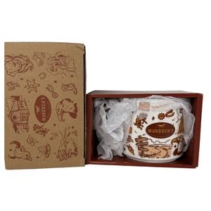 Murdoch's Ranch & Home Supply Western States Ceramic Coffee Mug White Brown NIB